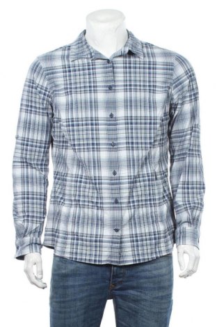 Męska koszula Duluth Trading, Rozmiar XL, Kolor Niebieski, 86% poliamid, 14% elastyna, Cena 66,53 zł