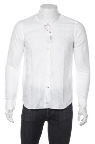 Pánská košile  El Ganso, Velikost S, Barva Bílá, 65% len, 35% bavlna, Cena  1 403,00 Kč