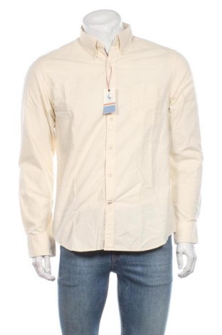 Ανδρικό πουκάμισο El Ganso, Μέγεθος M, Χρώμα Εκρού, Βαμβάκι, Τιμή 49,18 €