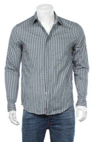 Ανδρικό πουκάμισο Emporio Armani, Μέγεθος M, Χρώμα Μπλέ, Βαμβάκι, Τιμή 104,28 €