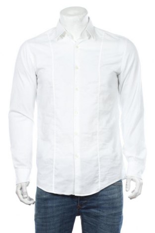 Ανδρικό πουκάμισο Hugo Boss, Μέγεθος L, Χρώμα Λευκό, 60% βαμβάκι, 40% ελαστάνη, Τιμή 81,65 €