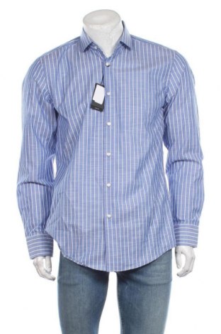 Ανδρικό πουκάμισο Hugo Boss, Μέγεθος L, Χρώμα Μπλέ, Βαμβάκι, Τιμή 104,28 €