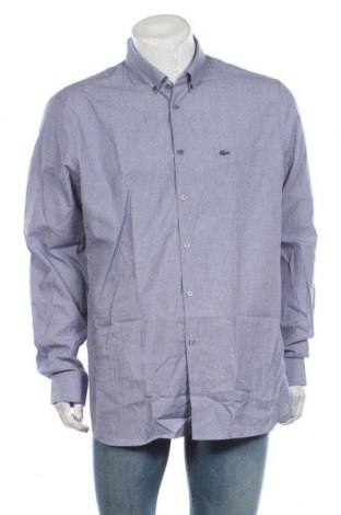 Мъжка риза Lacoste, Размер XXL, Цвят Син, Памук, Цена 115,42 лв.