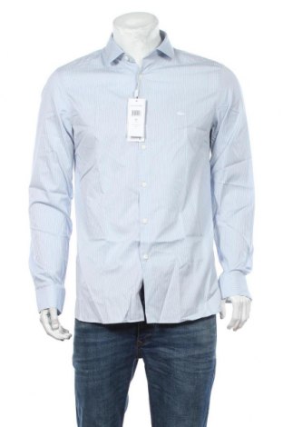 Ανδρικό πουκάμισο Lacoste, Μέγεθος L, Χρώμα Μπλέ, Βαμβάκι, Τιμή 73,92 €