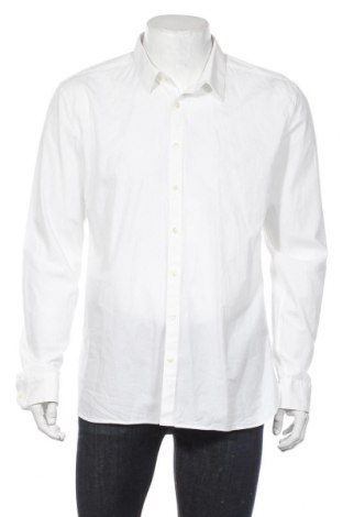 Мъжка риза Lawrence Grey, Размер XXL, Цвят Бял, 96% памук, 4% еластан, Цена 32,55 лв.