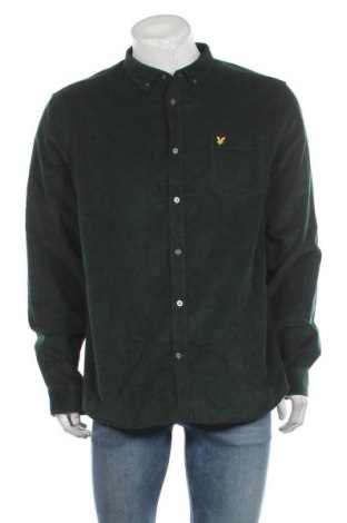 Мъжка риза Lyle & Scott, Размер XL, Цвят Зелен, Памук, Цена 49,02 лв.