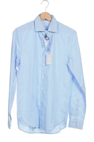 Мъжка риза Michael Kors, Размер M, Цвят Син, Памук, Цена 143,55 лв.