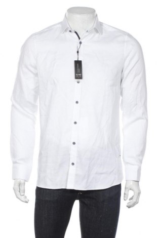 Męska koszula Olymp, Rozmiar M, Kolor Biały, 97% bawełna, 3% elastyna, Cena 203,37 zł