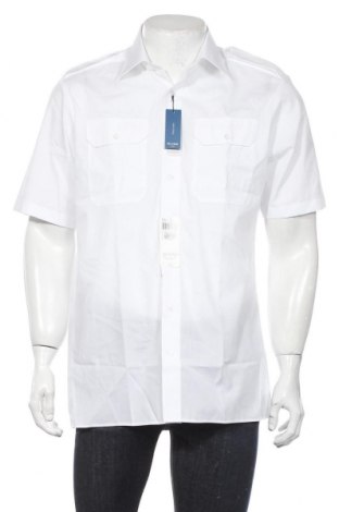 Мъжка риза Olymp, Размер M, Цвят Бял, 84% памук, 16% полиестер, Цена 51,45 лв.