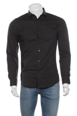 Pánská košile  Only & Sons, Velikost M, Barva Černá, 97% bavlna, 3% elastan, Cena  454,00 Kč
