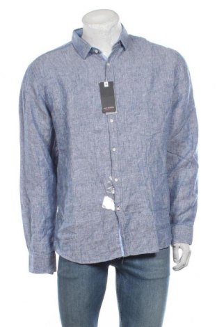 Мъжка риза Paul Hunter, Размер XL, Цвят Син, Лен, Цена 58,05 лв.