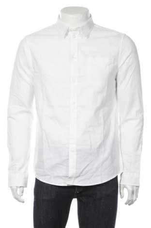 Мъжка риза Pier One, Размер M, Цвят Бял, Памук, Цена 44,85 лв.