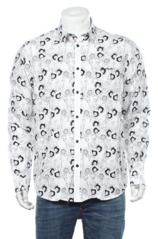 Мъжка риза Pierre Cardin, Размер L, Цвят Бял, Памук, Цена 85,00 лв.
