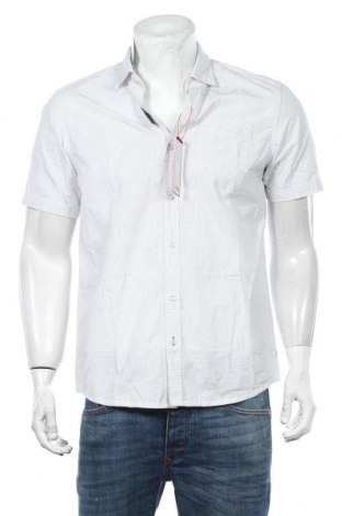 Мъжка риза S.Oliver, Размер M, Цвят Бял, Памук, Цена 51,35 лв.