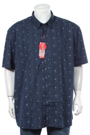 Ανδρικό πουκάμισο S.Oliver, Μέγεθος 3XL, Χρώμα Μπλέ, 97% βαμβάκι, 3% ελαστάνη, Τιμή 23,12 €