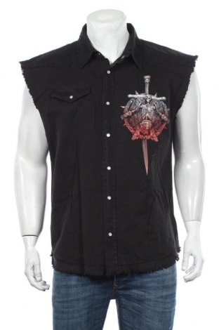 Ανδρικό πουκάμισο Spiral, Μέγεθος L, Χρώμα Μαύρο, Βαμβάκι, Τιμή 19,44 €