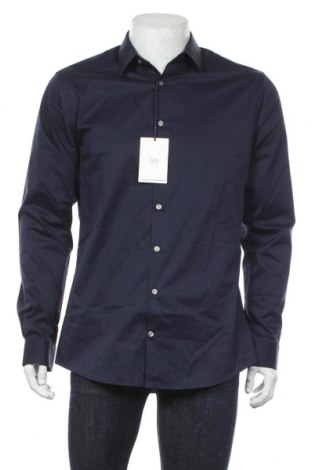 Pánská košile  Tiger Of Sweden, Velikost XL, Barva Modrá, 66% bavlna, 30% polyamide, 4% elastan, Cena  1 592,00 Kč