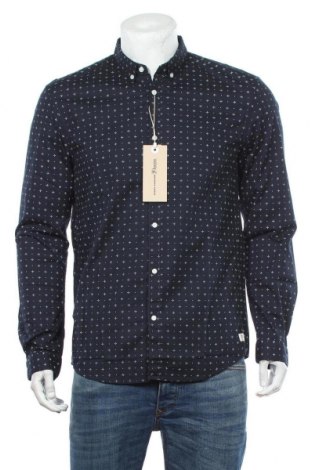 Ανδρικό πουκάμισο Tom Tailor, Μέγεθος L, Χρώμα Μπλέ, 98% βαμβάκι, 2% ελαστάνη, Τιμή 51,34 €