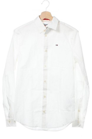 Ανδρικό πουκάμισο Tommy Hilfiger, Μέγεθος XS, Χρώμα Εκρού, 97% βαμβάκι, 3% ελαστάνη, Τιμή 55,36 €