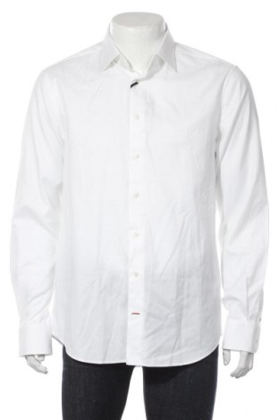Ανδρικό πουκάμισο Tommy Hilfiger, Μέγεθος L, Χρώμα Λευκό, 96% βαμβάκι, 4% ελαστάνη, Τιμή 60,98 €