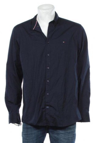 Ανδρικό πουκάμισο Tommy Hilfiger, Μέγεθος XXL, Χρώμα Μπλέ, 97% βαμβάκι, 3% ελαστάνη, Τιμή 55,36 €