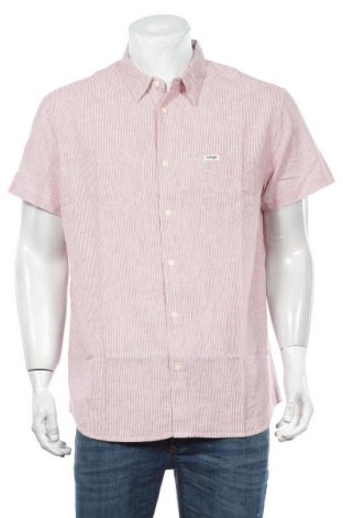 Ανδρικό πουκάμισο Wrangler, Μέγεθος XL, Χρώμα Κόκκινο, 55% λινό, 45% βαμβάκι, Τιμή 35,72 €