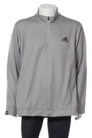 Ανδρική αθλητική μπλούζα Adidas, Μέγεθος XL, Χρώμα Γκρί, 100% πολυεστέρας, Τιμή 32,15 €