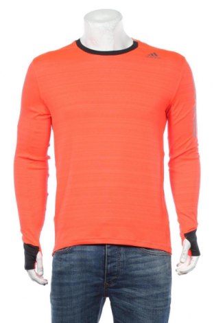 Ανδρική αθλητική μπλούζα Adidas, Μέγεθος S, Χρώμα Πορτοκαλί, 95% πολυεστέρας, 5% ελαστάνη, Τιμή 24,12 €