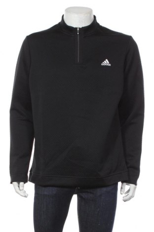 Herren Sport Shirt Adidas, Größe L, Farbe Schwarz, 88% Polyester, 12% Elastan, Preis 32,12 €