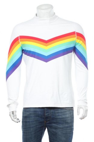 Herren Sport Shirt Oosc, Größe L, Farbe Weiß, 85% Polyester, 15% Elastan, Preis 28,14 €
