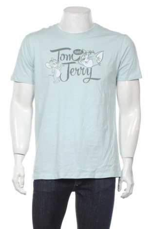 Ανδρικό t-shirt, Μέγεθος M, Χρώμα Μπλέ, Βαμβάκι, Τιμή 24,68 €