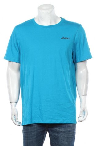 Мъжка тениска ASICS, Размер XXL, Цвят Син, 60% памук, 40% полиестер, Цена 51,45 лв.