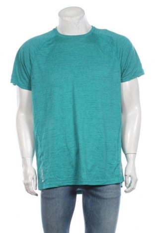 Tricou de bărbați Active&Co, Mărime XL, Culoare Verde, Poliester, Preț 86,21 Lei