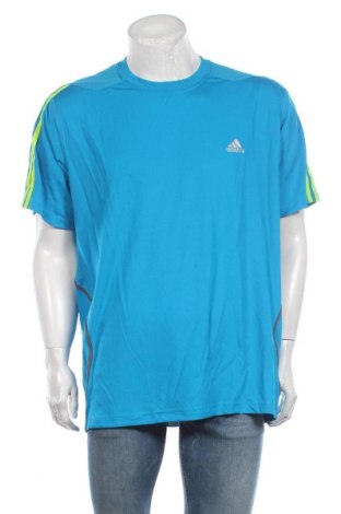 Tricou de bărbați Adidas, Mărime XL, Culoare Albastru, Poliester, Preț 162,47 Lei