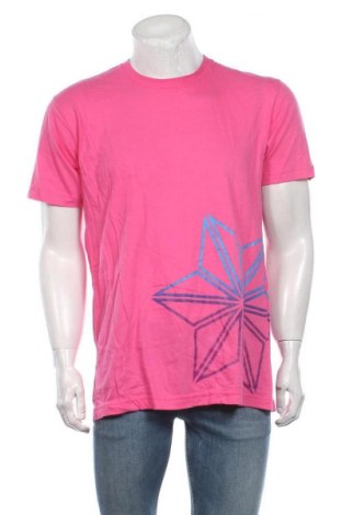 Мъжка тениска American Apparel, Размер L, Цвят Розов, Памук, Цена 23,10 лв.