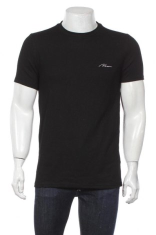 Мъжка тениска Boohoo, Размер M, Цвят Черен, 95% полиестер, 5% еластан, Цена 27,30 лв.