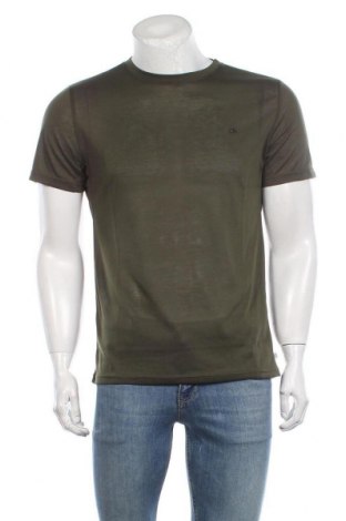 Мъжка тениска Calvin Klein, Размер M, Цвят Зелен, Полиестер, Цена 58,80 лв.