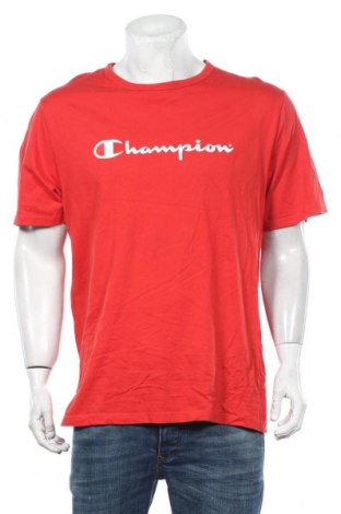 Herren T-Shirt Champion, Größe XL, Farbe Rot, Baumwolle, Preis 17,85 €