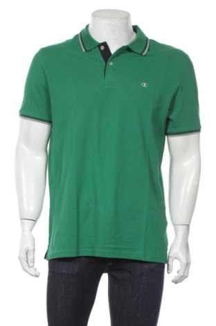 Herren T-Shirt Champion, Größe L, Farbe Grün, Baumwolle, Preis 18,76 €