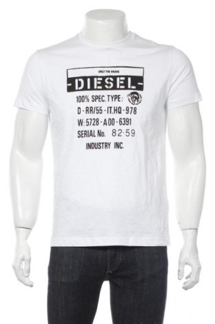 Pánské tričko  Diesel, Velikost M, Barva Bílá, Bavlna, Cena  1 004,00 Kč