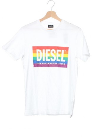 Męski T-shirt Diesel, Rozmiar XS, Kolor Biały, Bawełna, Cena 153,98 zł