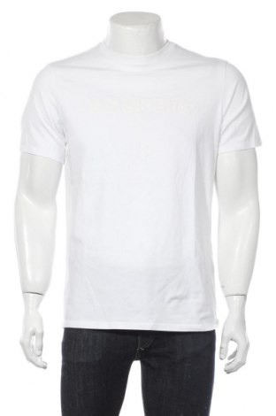 Мъжка тениска Dockers, Размер M, Цвят Бял, 100% памук, Цена 15,37 лв.
