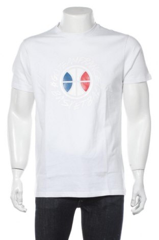 Мъжка тениска FFBB Store, Размер L, Цвят Бял, 85% памук, 15% вискоза, Цена 11,90 лв.