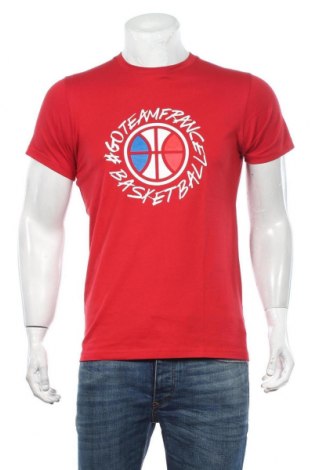 Ανδρικό t-shirt FFBB Store, Μέγεθος S, Χρώμα Κόκκινο, 85% βαμβάκι, 15% βισκόζη, Τιμή 6,14 €