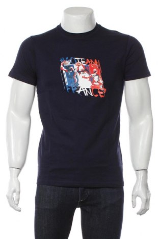 Ανδρικό t-shirt FFBB Store, Μέγεθος S, Χρώμα Μπλέ, 85% βαμβάκι, 15% βισκόζη, Τιμή 7,09 €