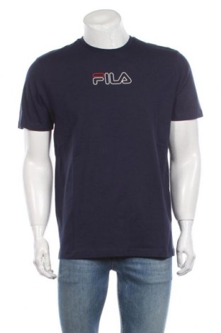 Ανδρικό t-shirt FILA, Μέγεθος L, Χρώμα Μπλέ, Βαμβάκι, Τιμή 17,68 €