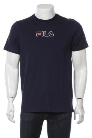 Tricou de bărbați FILA, Mărime M, Culoare Albastru, 100% bumbac, Preț 116,45 Lei