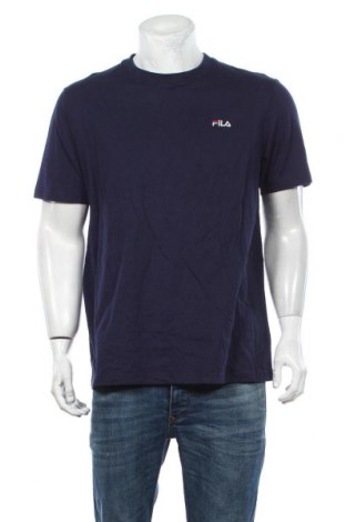 Мъжка тениска FILA, Размер L, Цвят Син, Памук, Цена 27,30 лв.