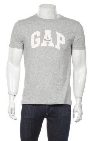 Мъжка тениска Gap, Размер S, Цвят Сив, Памук, Цена 23,10 лв.