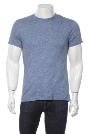 Мъжка тениска H&M, Размер S, Цвят Син, 60% памук, 40% полиестер, Цена 15,02 лв.